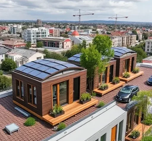 Генераторные поселки на крыше: модульные бұдки под жильё будущего проживаниям