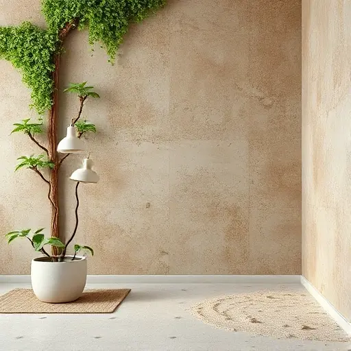 Антисептические стены из биоклеевых растворов с древесной пылью и мицелиями для чистого воздуха