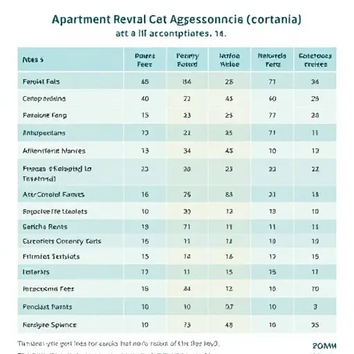 Сравнение тарифов агентств по управлению арендой квартир в разных районах с учетом скрытых сборов и условий страхования